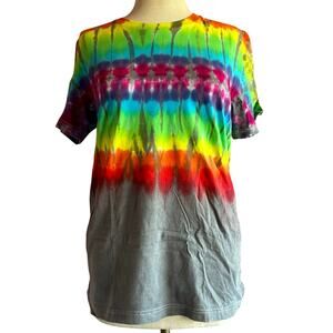 Mens Shirt Size Medium Tie Dye NWT Handcrafted Hippy Colorful Bold Festival